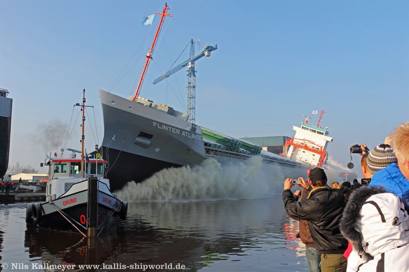 Stapellauf Flinter Atlantic