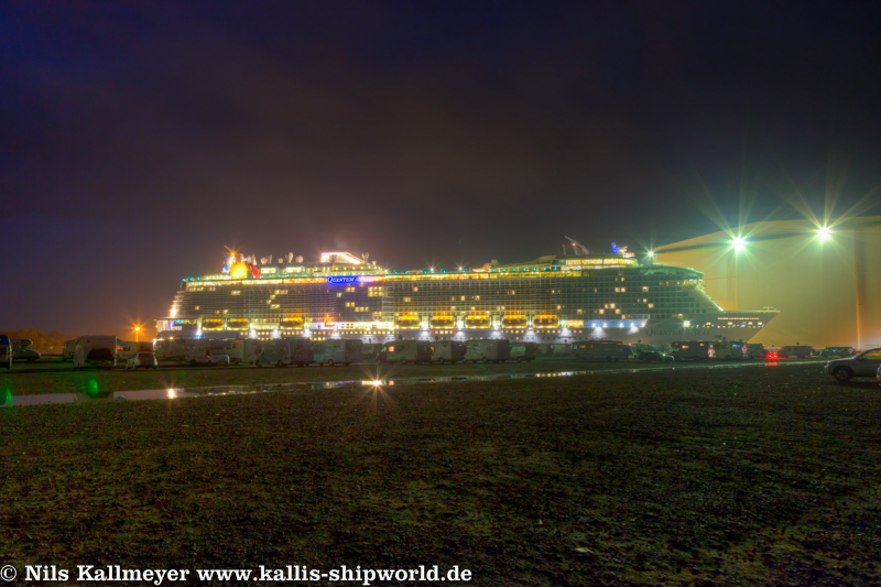 Emsüberführung der Quantum of the Seas (IMO 9549463)