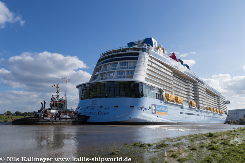 Emsüberführung der Quantum of the Seas (IMO 9549463)