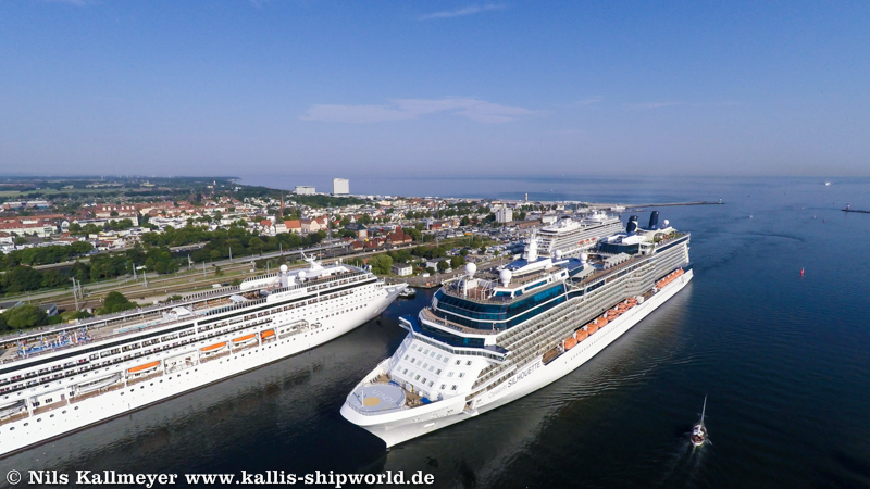 Celebrity Silhouette (IMO 9451094) Luftaufnahme