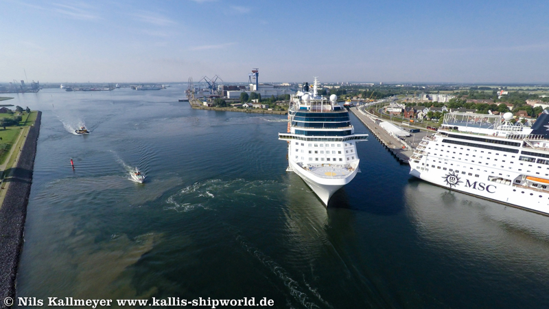 Celebrity Silhouette (IMO 9451094) Luftaufnahme