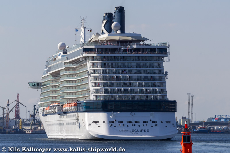 Celebrity Eclipse in Warnemünde