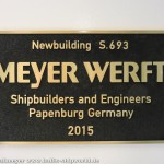 Werftschild Meyer Werft Papenburg