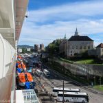 Unser Liegeplatz vor der Festung Akershus