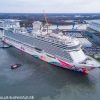 Ausdocken der Norwegian Joy