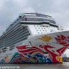 Ausdocken der Norwegian Joy